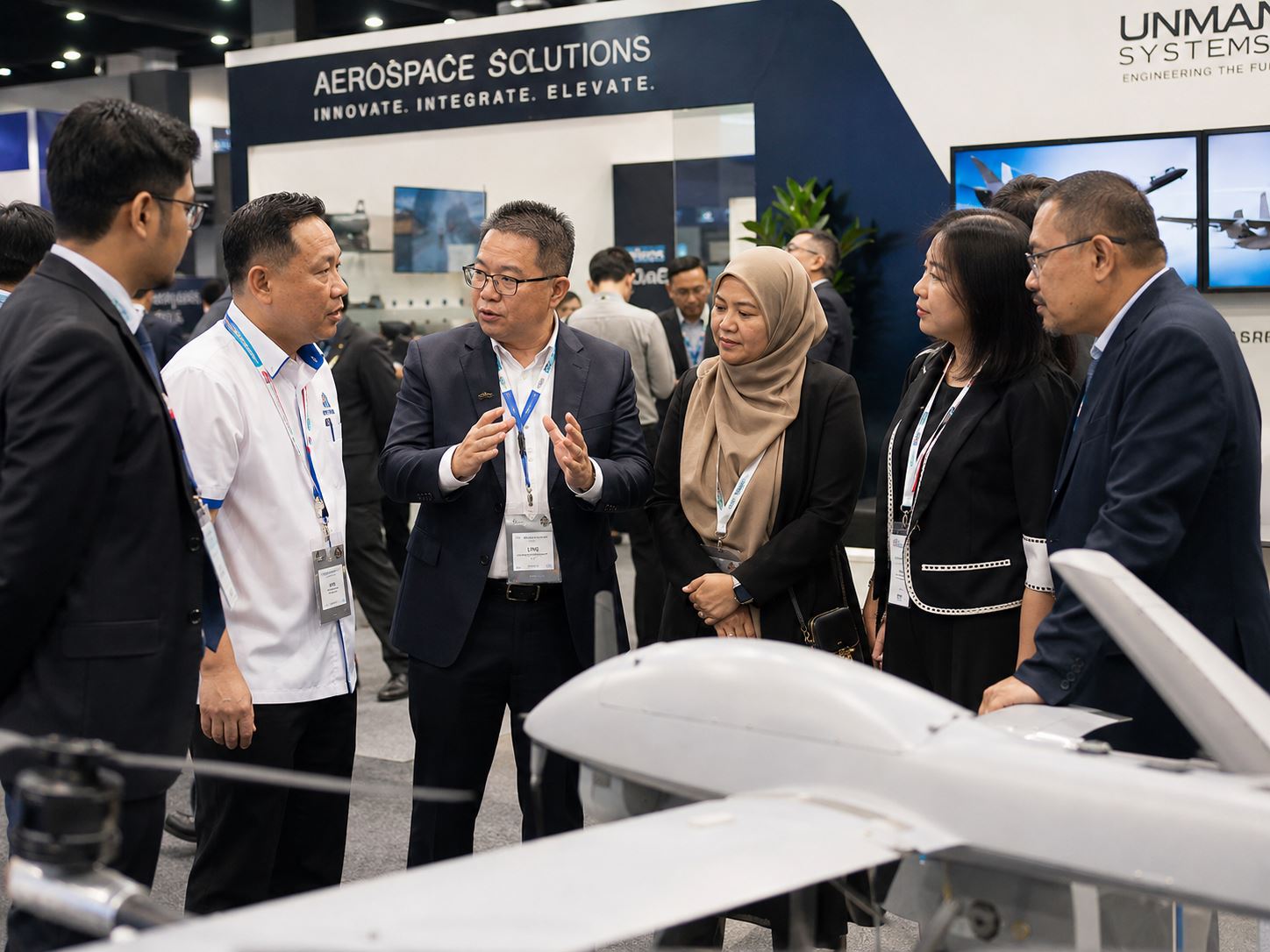Aerospace solutions booth